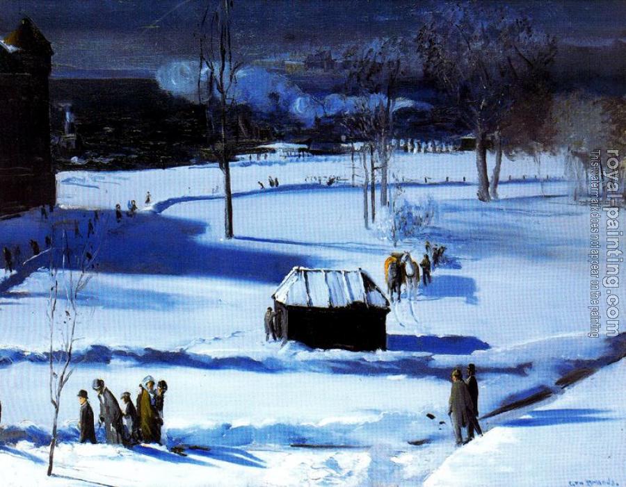 George Wesley Bellows : Blue Snow The Battery